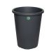 Koš za smeti pvc okrogel pla siv 15l PLA