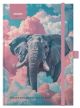 Blok notes z elastiko animals elephant a6 tp črt 96l PROMOCIJA