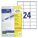 Etikete zweckform 3490 70x36mm 1/25 ZWECKFORM
