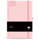 Blok notes z elastiko pastel pink a5 tp črt 96l PROMOCIJA