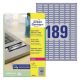 Etikete zweckform l6008 25,4x10mm 1/20 srebrne ZWECKFORM1