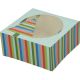 Škatla darilna 16x16x7,6cm za piškote karton PROMOCIJA