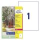 Etikete zweckform l7784 210x297mm 1/25 svetleče ZWECKFORM1