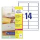 Etikete zweckform l7563 99,1x38,1mm 1/25 ZWECKFORM1