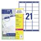 Etikete zweckform l7160 63,5x38,1mm 1/100 ZWECKFORM1