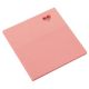 Kocka samolepilna 75x75 levia 1/50 roza srce 110536 LEVIA