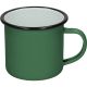 Skodelica light emajl retro 350ml zelena PROMOCIJA