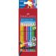 Barvice faber-castell grip z radirko 10/1 FABER-CASTELL