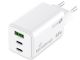 Polnilec hitri mediarange 65w 2xusb-c in 1xusb-a mrma116 MEDIARANGE