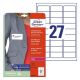 Etikete zweckform l4784 1/20 63,5x29,6mm za tekstil ZWECKFORM1