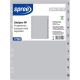 Pregradni karton 1-10 spree siv pp 77102 SPREE