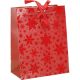 Vrečka darilna a5 deluxe plus xmas rdeča novoletni motiv PROMOCIJA