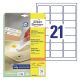 Etikete zweckform l6023rev 63,5x38,1mm 1/25 ZWECKFORM1
