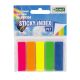 Označevalec strani levia pvc 45x12mm 5-barvni 1/25  int. 009354 LEVIA