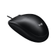 Logitech M100 optična miška, črna