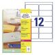 Etikete zweckform l4772 99,1x42,3mm 1/25 transparentne etikete za pisma ZWECKFORM1