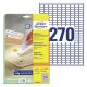 Etikete zweckform l4730rev 17,8x10mm odstranljive 1/25 ZWECKFORM