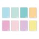 Blok kolegij a5 tp črtan spree 100l mix pastel 40727 SPREE