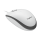 Logitech M100 optična miška, bela