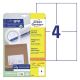 Etikete zweckform 6120 105x148mm 1/25 ZWECKFORM