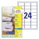 Etikete zweckform j8159 63,5x33,9mm 1/25 ZWECKFORM1