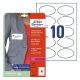 Etikete zweckform l4882-20 samolepilne priponke za ime ovalne ZWECKFORM1