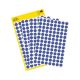 Etikete zweckform 3591 okrogle fi-8 modre odlepljive ZWECKFORM