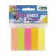 Označevalec strani levia 15x50mm papirnat intenziven 5 barv 009144 LEVIA