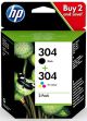 Kartuša HP 304 črna/black + HP 304 barvna komplet (3JB05AE) - original MEGA AKCIJA z BREZPLAČNO DOSTAVO!