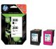 Kartuša HP 300 črna/black + HP 300 barvna (CN637EE) komplet - original