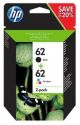 Kartuša HP 62 komplet črna/black + barvna (N9J71AE) - original