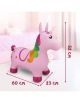 WOOPIE Skakač Unicorn s pumpico