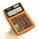 Kalkulator namizni olympia 12-mestni lcd-1000p oranžen 162x84x18 OLYMPIA