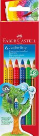 Barvice faber-castell grip jumbo 1/6 FABER-CASTELL