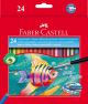 Barvice faber-castell akvarelne + čopič 1/24 FABER-CASTELL