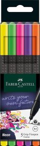 Flomaster faber-castell finepen grip 0,4mm neon 1/5 FABER-CASTELL