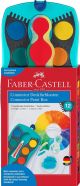 Barvice vodene faber-castell connect + čopič turkiz 1/12 FABER-CASTELL