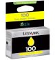 Kartuša Lexmark 100 rumena/yellow (14N0902E) - original